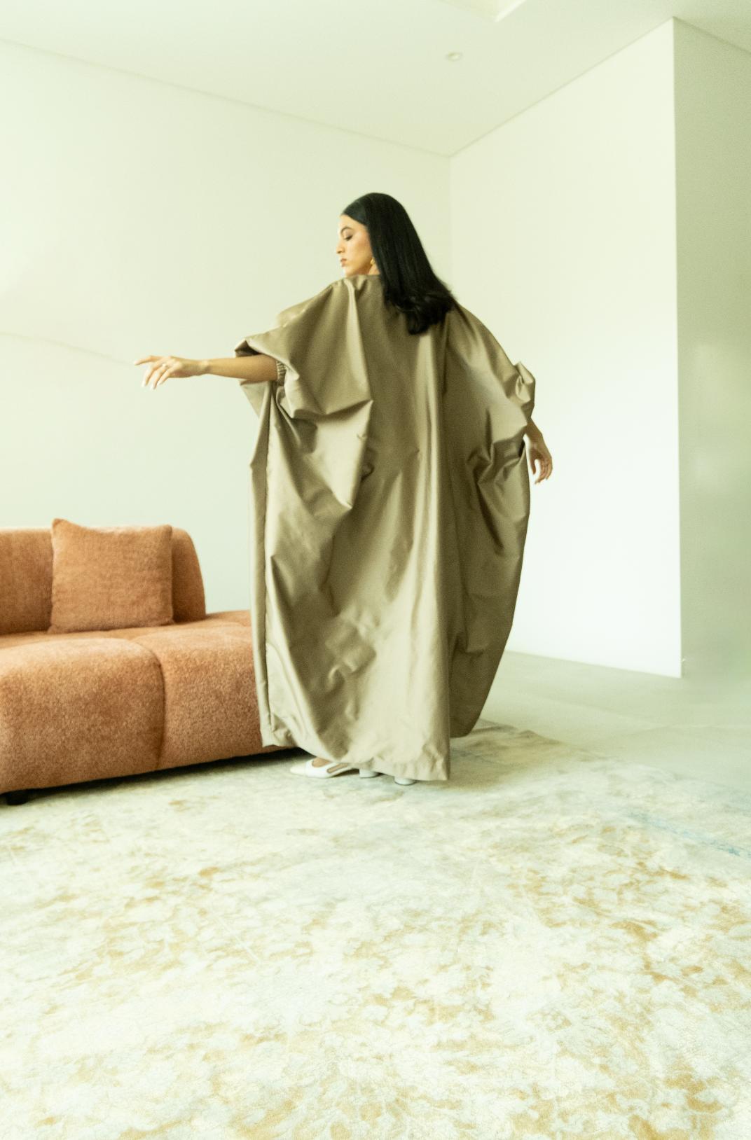 Fifi kaftan in mocha