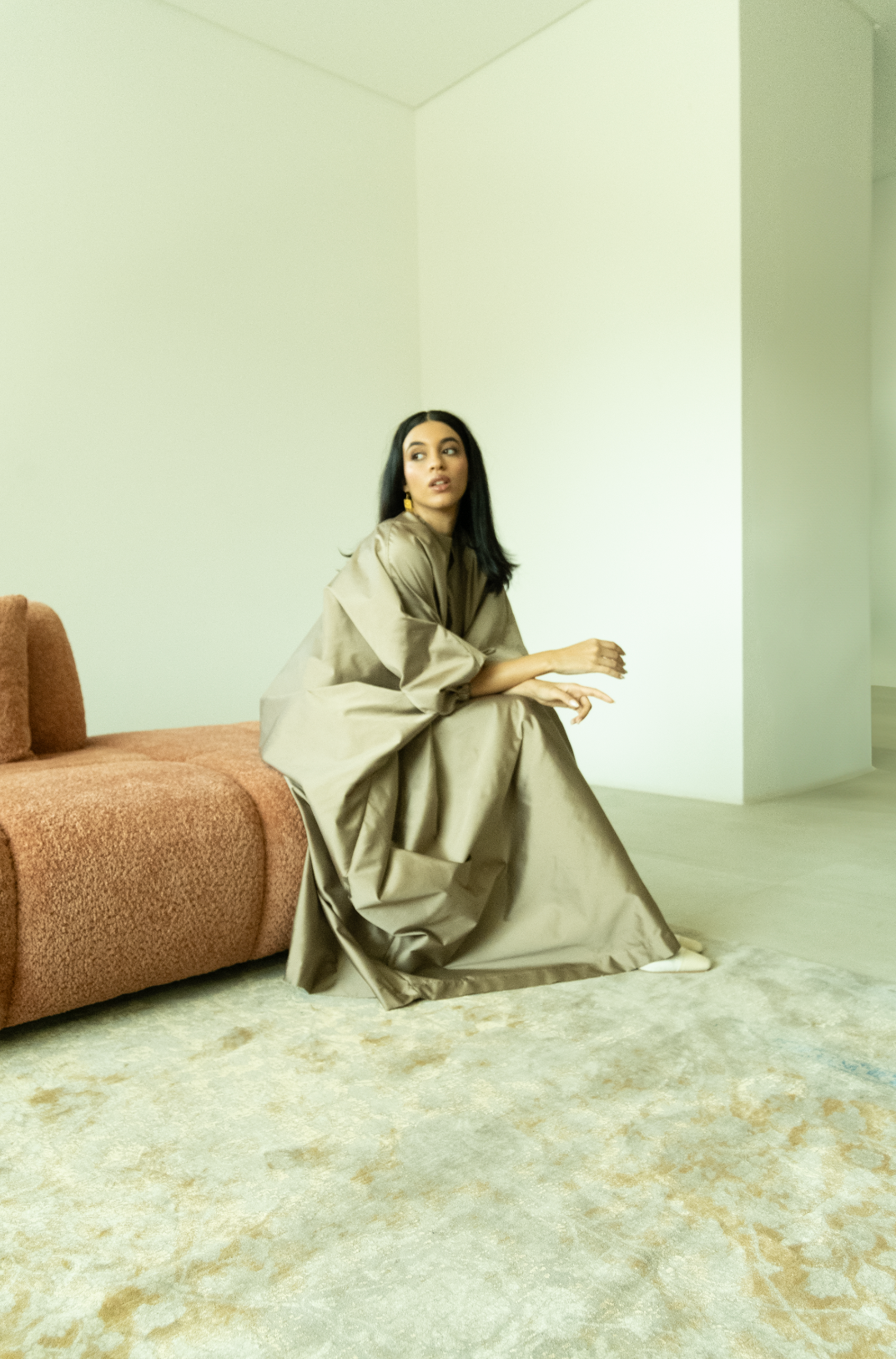 Fifi kaftan in mocha