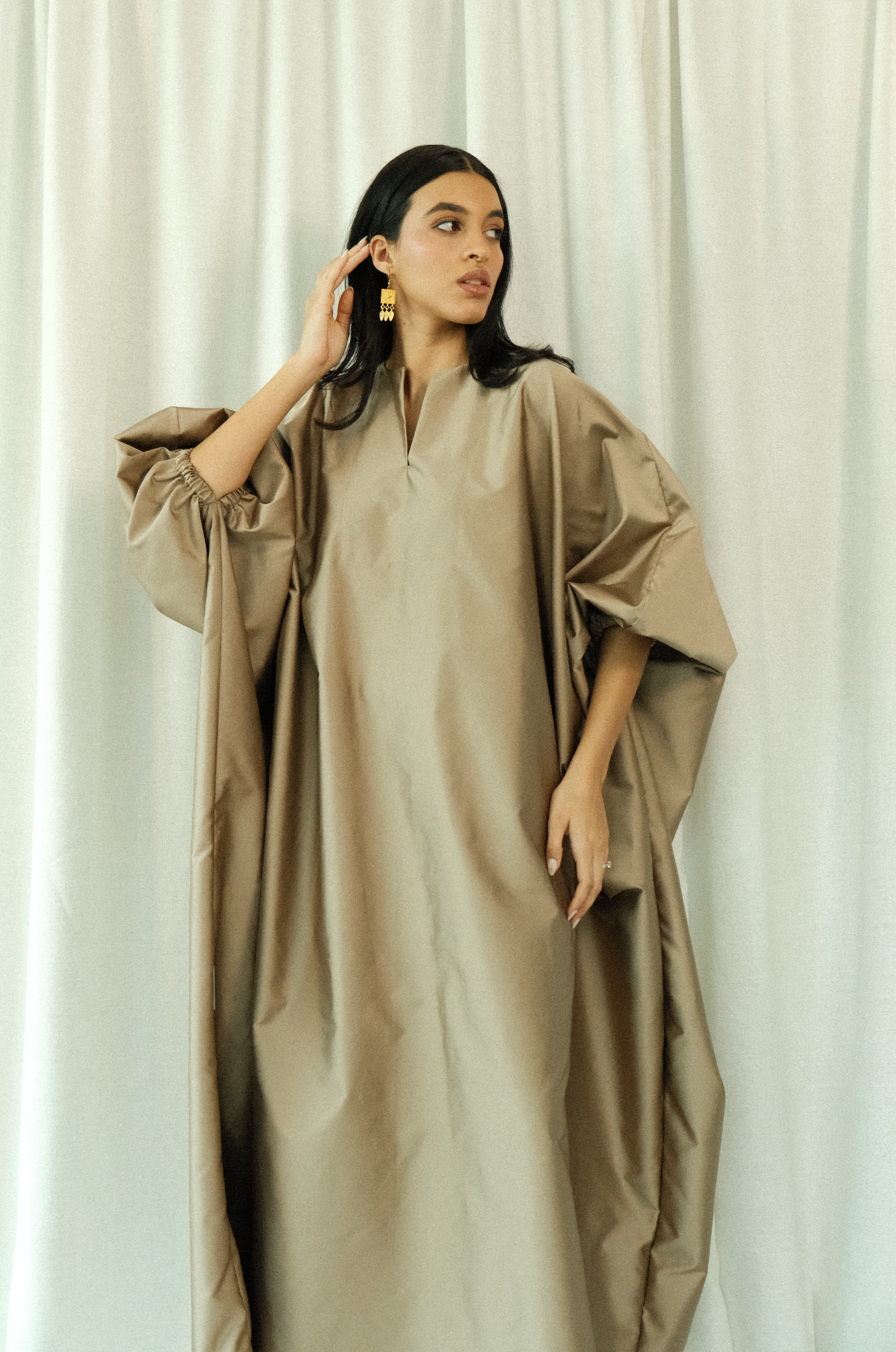 Fifi kaftan in mocha