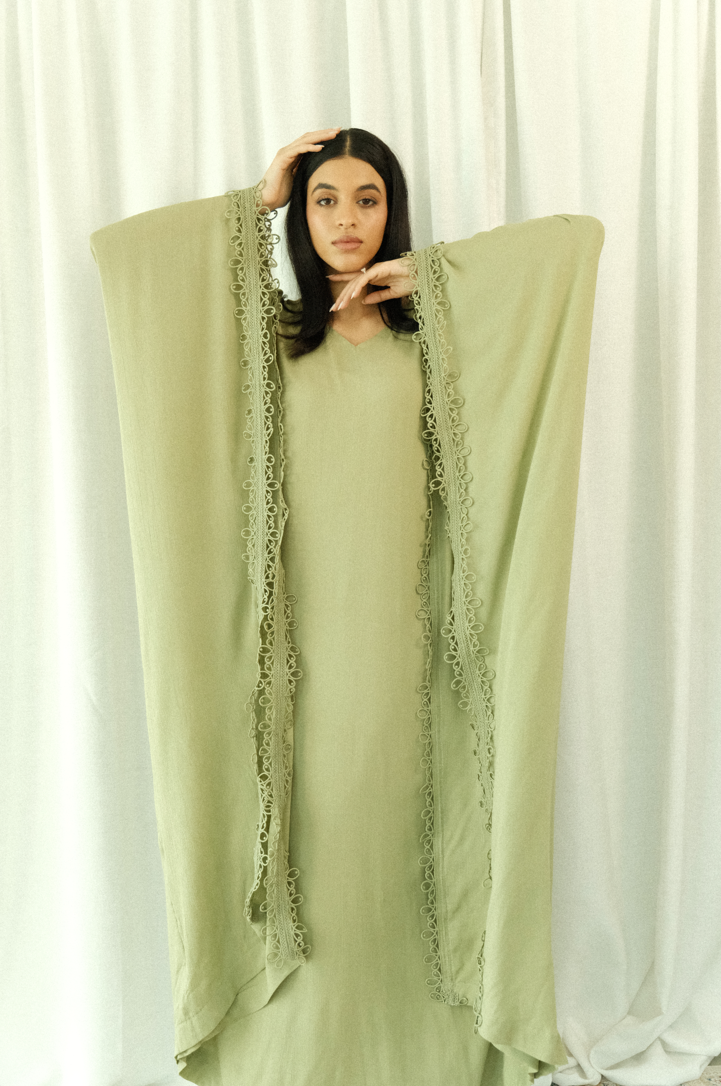 Kiki thobe in sage