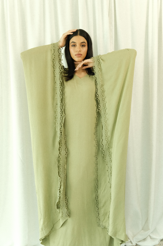 Kiki thobe in sage