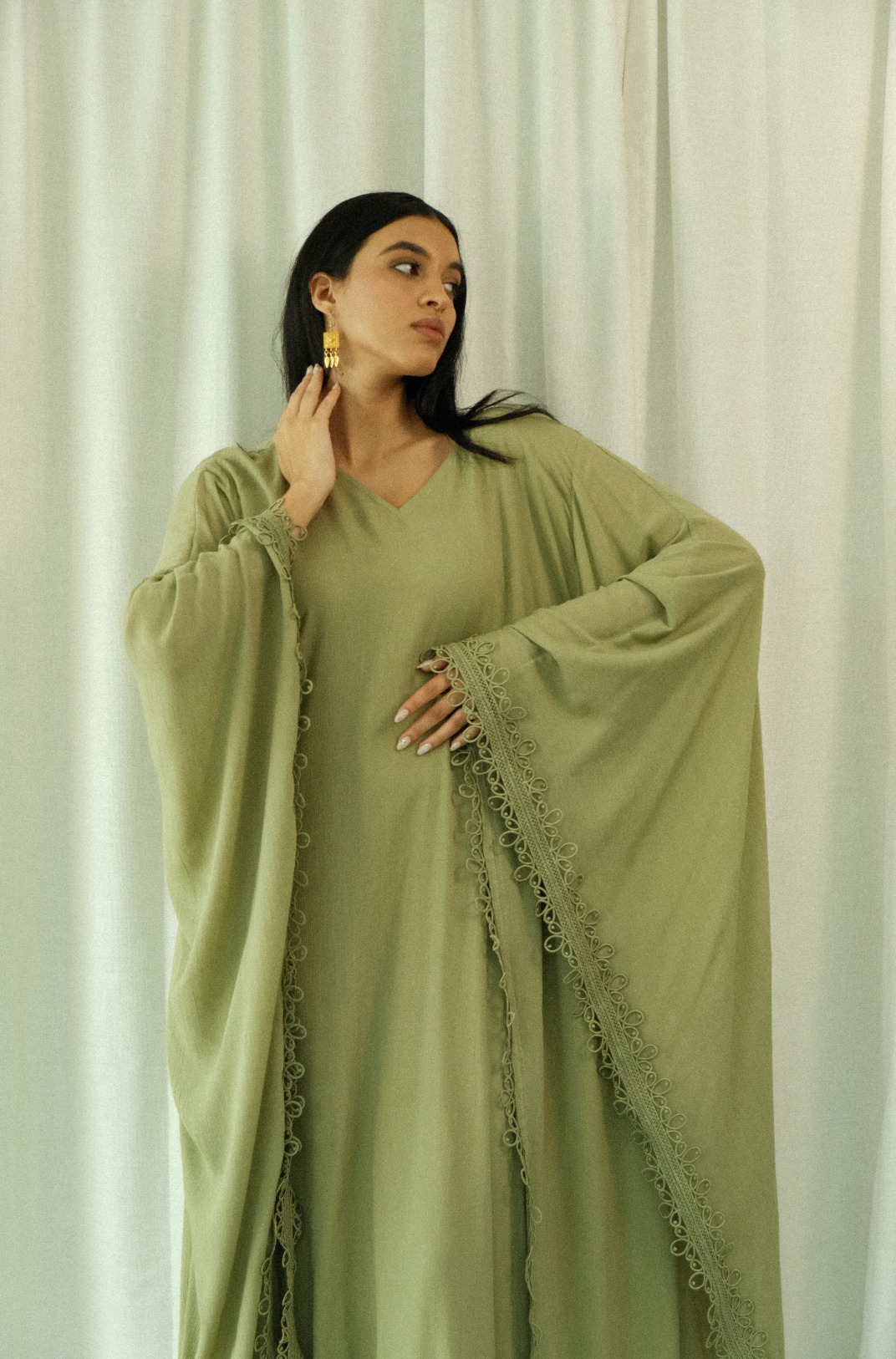 Kiki thobe in sage